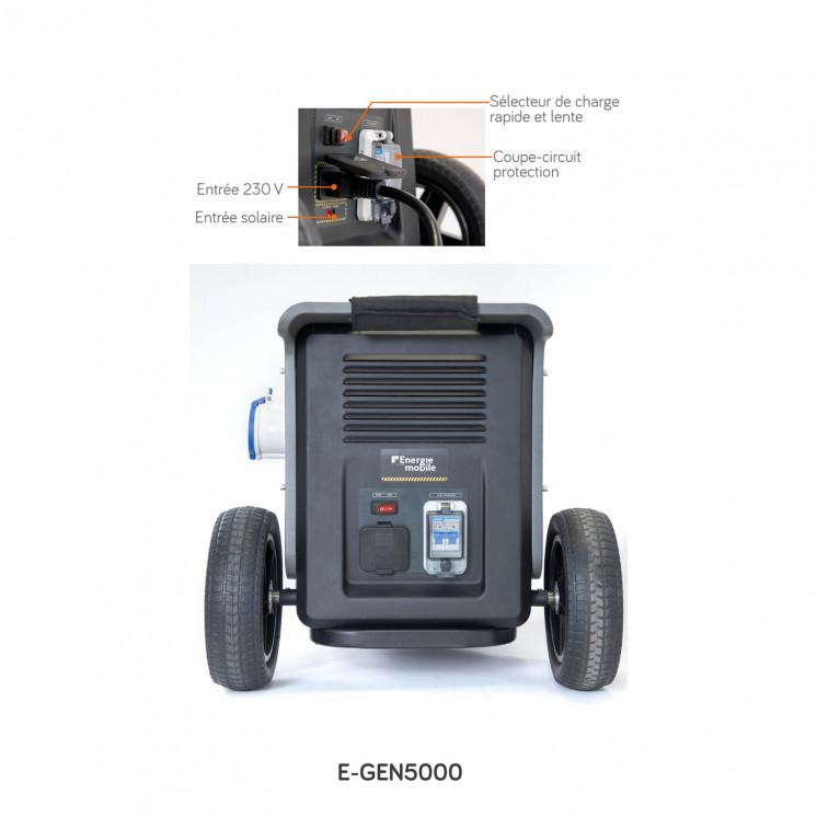 Générateur lithium E-GEN 5000W/5040Wh