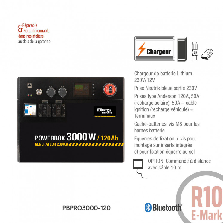 POWERBOX PRO Lithium s’intégrera ainsi dans toutes les installations