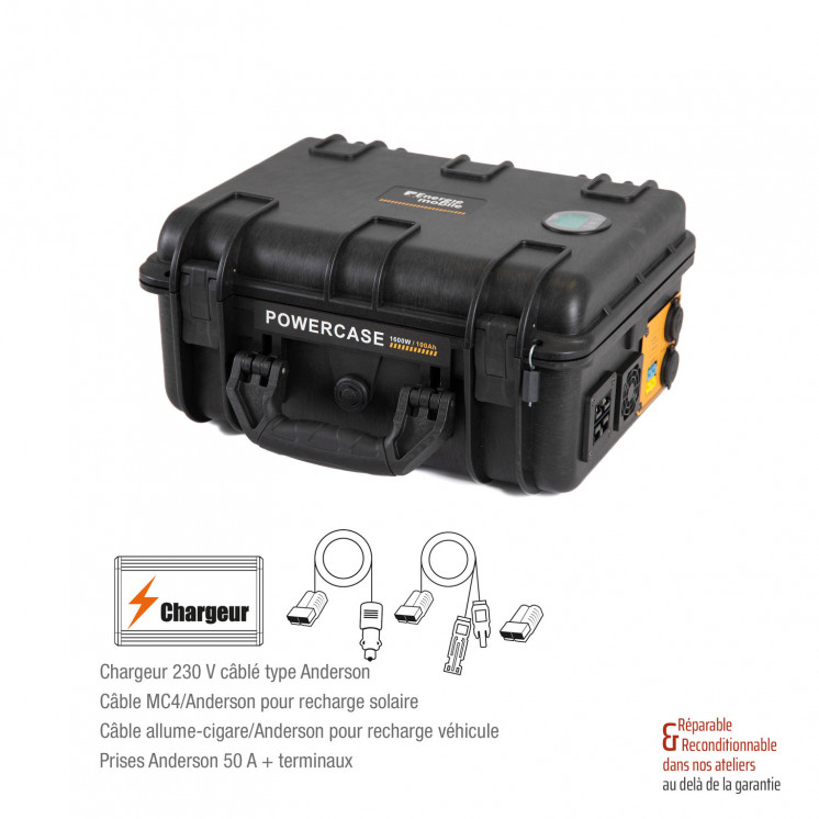 Générateur 230 V lithium Powercase PK1600