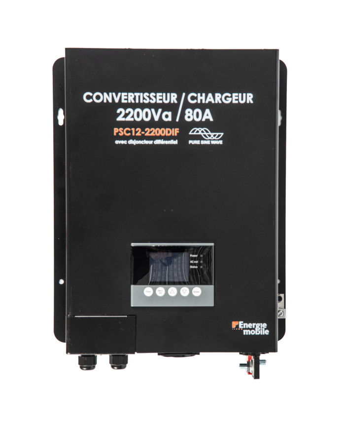 Convertisseur/chargeur sinusoïdal DC/AC PSC+DIF 1700 à 4300Va