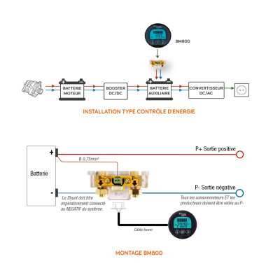 Contrôleur de batterie BM800