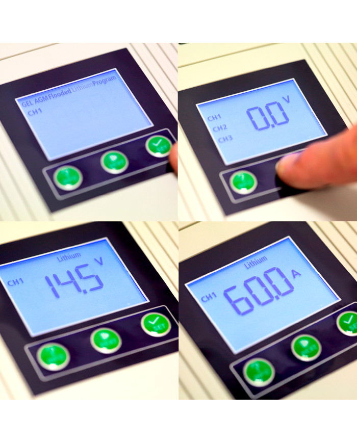 Chargeur AC/DC AB : 12 ou 24Vdc - puissances 20 à 100A