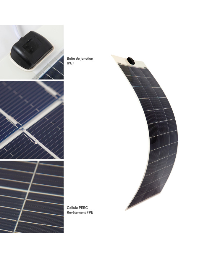 Panneau solaire souple AFLEX blanc