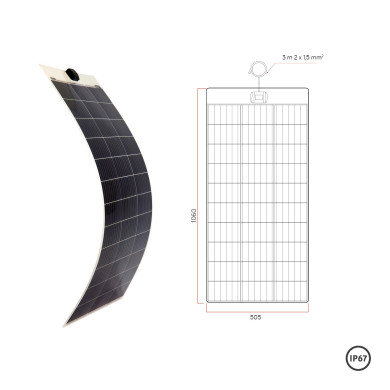 Panneau solaire souple AFLEX blanc