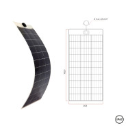 Panneau solaire souple AFLEX blanc