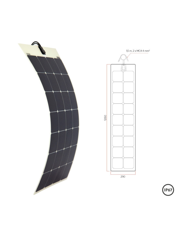 Panneau solaire souple MFX
