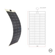 Panneau solaire souple PERC FLEX BLANC