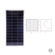 Panneau solaire rigide A PERC BLANC