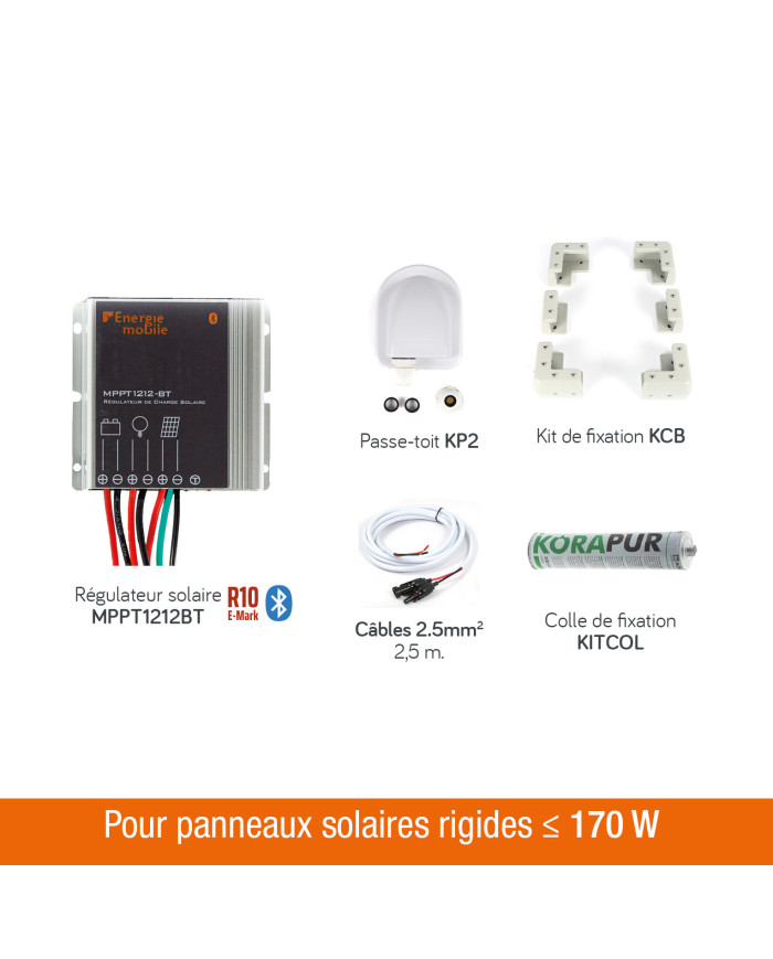 Kits pour panneaux solaires rigides