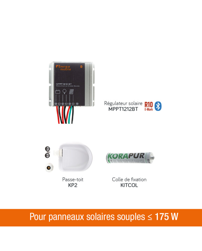 Kits complets pour panneaux solaires souples