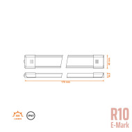 Eclairage réglette LED EM LED