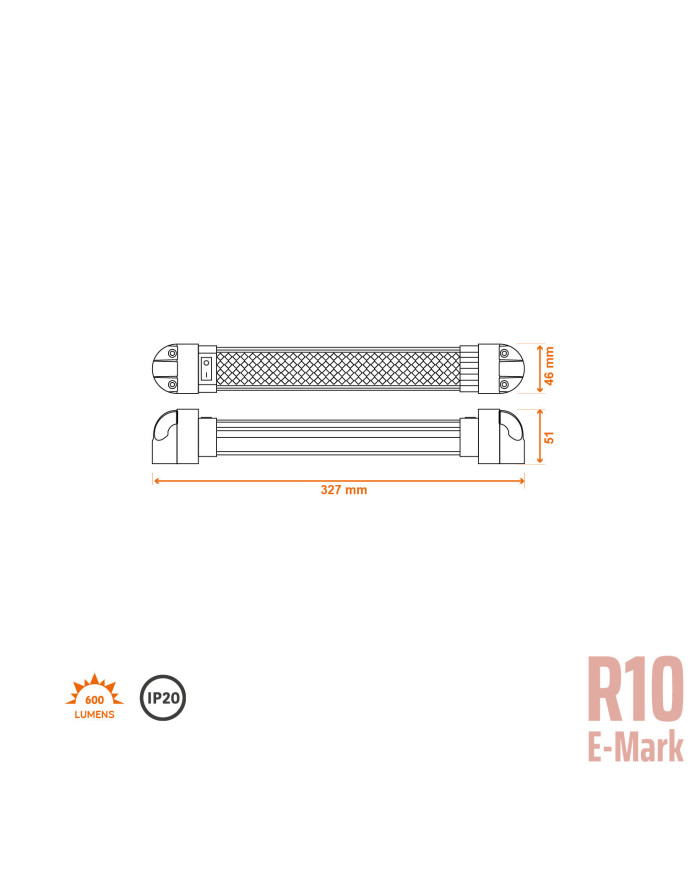 Réglettes LED ROTOLED HD