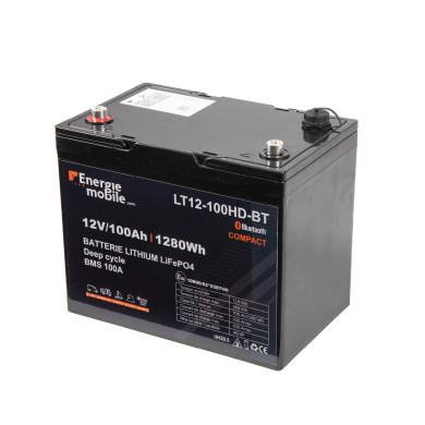 Batterie auxiliaire Lithium Lifepo4 bluetooth compactes LT BT HD