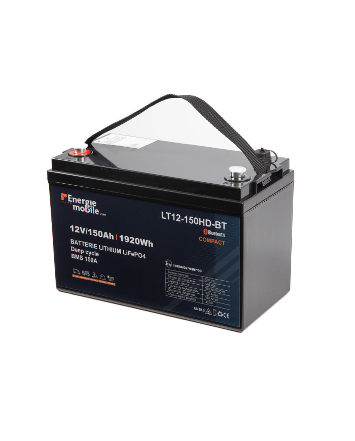 Batterie Lithium LiFePO4 Compacte LT BT HD | Energie Mobile