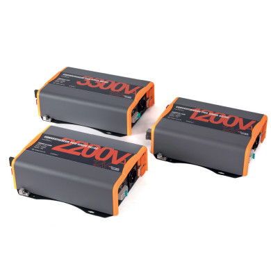 Convertisseur sinusoïdal DC/AC PRODIF 12 ou 24Vdc-230Vac 1200 à 4300Va