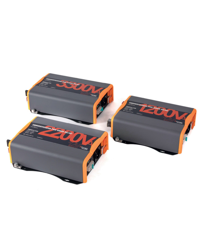 Convertisseur sinusoïdal DC/AC PRODIF 12 ou 24Vdc-230Vac 1200 à 4300Va