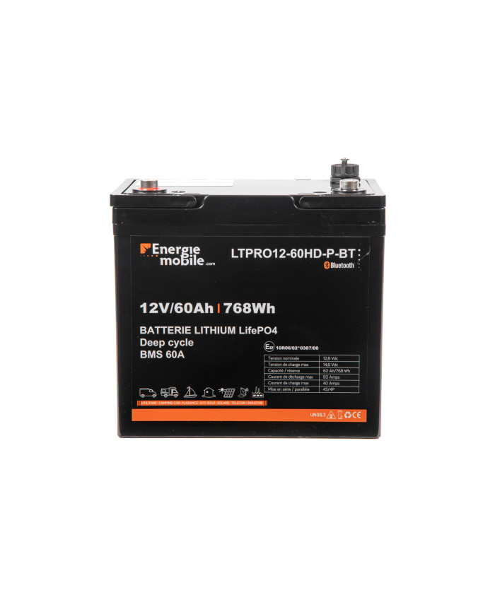 LTPRO HD : batteries lithium LiFePO4 compactes et légères