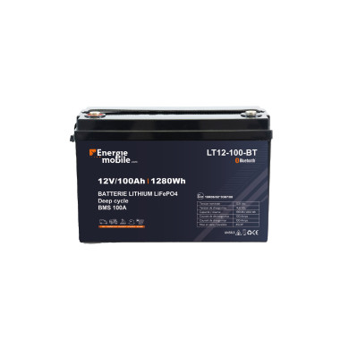 Batterie auxiliaire Lithium Lifepo4 bluetooth LT BT