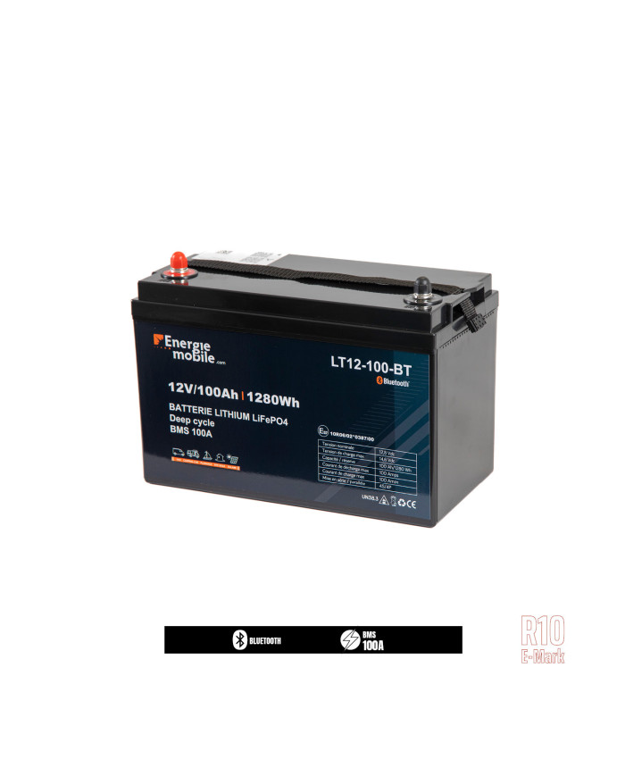 Batterie auxiliaire Lithium Lifepo4 bluetooth LT BT
