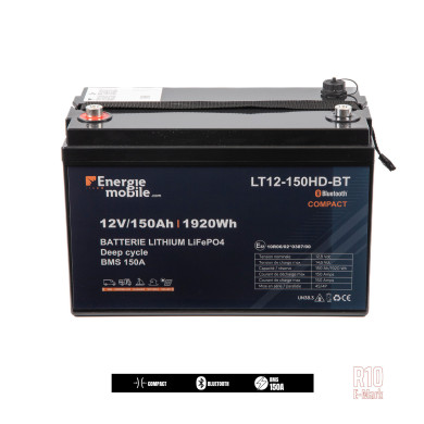 Batterie Lithium LiFePO4 Compacte LT BT HD | Energie Mobile
