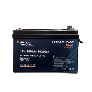 Batterie Lithium LiFePO4 Compacte LT BT HD | Energie Mobile