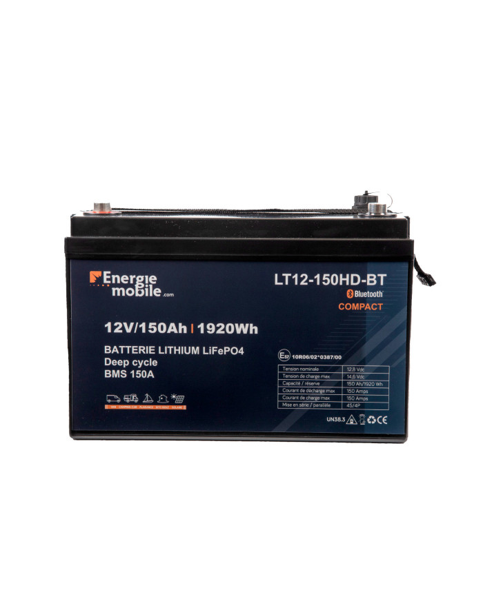 Batterie Lithium LiFePO4 Compacte LT BT HD | Energie Mobile
