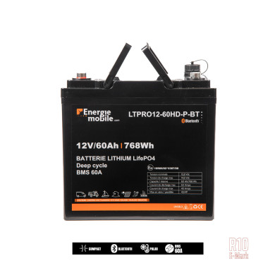 LTPRO HD : batteries lithium LiFePO4 compactes et légères