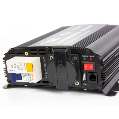 Convertisseur sinusoïdal DC/AC PSW DIF: 12 ou 24V-230V-350 à 1600Va