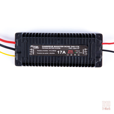 Chargeur booster DC/DC CB-IP: 12 ou 24Vdc, 17A et 30A