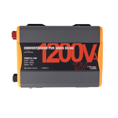 Convertisseur sinusoïdal DC/AC PRODIF 12 ou 24Vdc-230Vac 1200 à 4300Va
