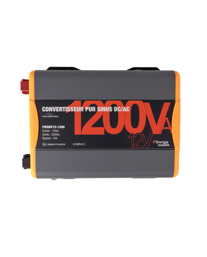 Convertisseur sinusoïdal DC/AC PRODIF 12 ou 24Vdc-230Vac 1200 à 4300Va