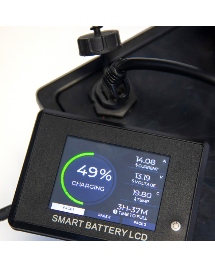 Moniteur déporté pour nos batteries et Powerbox équipées de la connectique