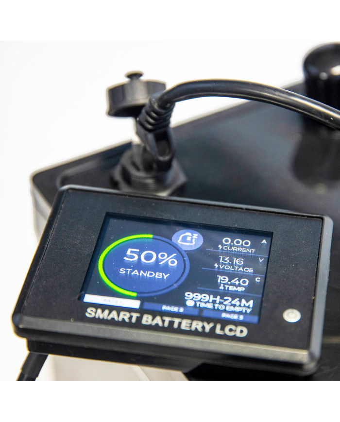 Moniteur déporté pour nos batteries et Powerbox équipées de la connectique