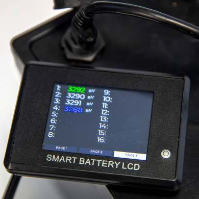 Moniteur déporté pour nos batteries et Powerbox équipées de la connectique