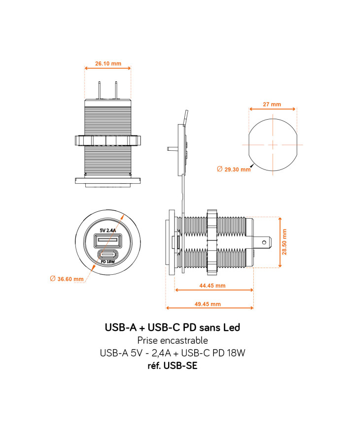 Accessoires-dc-prises-USB-USB-C