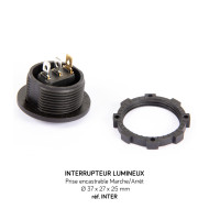 Prises et interrupteur DC