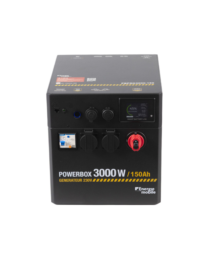 la compacte POWERBOX PRO K Lithium s’intégrera dans toutes les installations