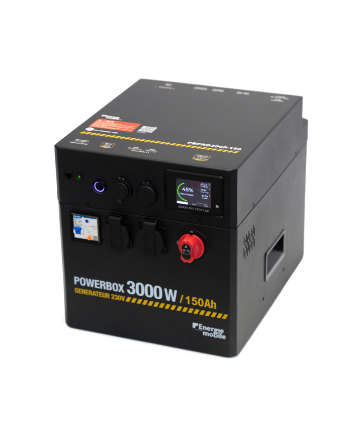 la compacte POWERBOX PRO K Lithium s’intégrera dans toutes les installations
