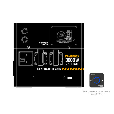 la compacte POWERBOX PRO K Lithium s’intégrera dans toutes les installations