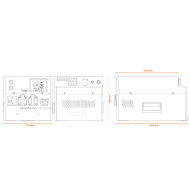 la compacte POWERBOX PRO K Lithium s’intégrera dans toutes les installations