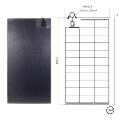 Panneaux solaires souples HPX marine