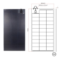 Panneaux solaires souples HPX marine