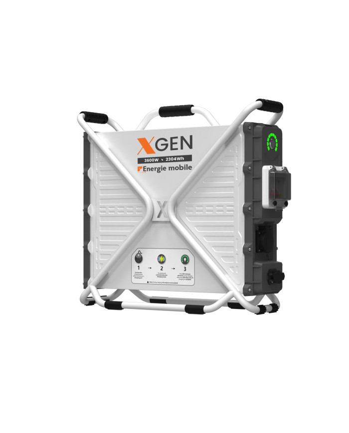 X-GEN3600 — Générateur électrique portable 3600 W / 2304 Wh
