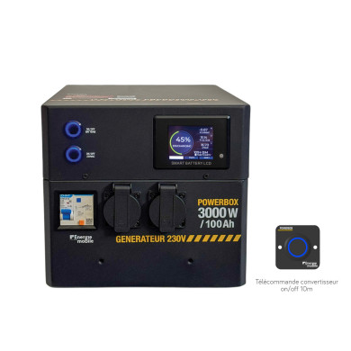 la compacte POWERBOX PRO K Lithium s’intégrera dans toutes les installations