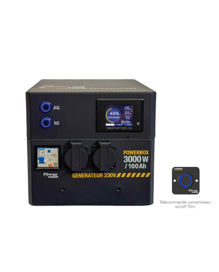 la compacte POWERBOX PRO K Lithium s’intégrera dans toutes les installations