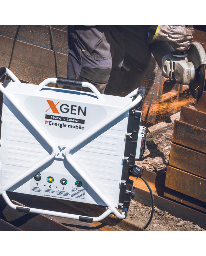 X-GEN3600 — Générateur électrique portable 3600 W / 2304 Wh