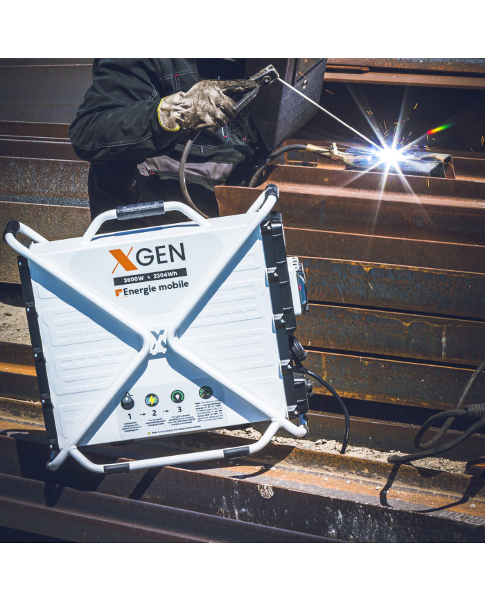 X-GEN3600 — Générateur électrique portable 3600 W / 2304 Wh