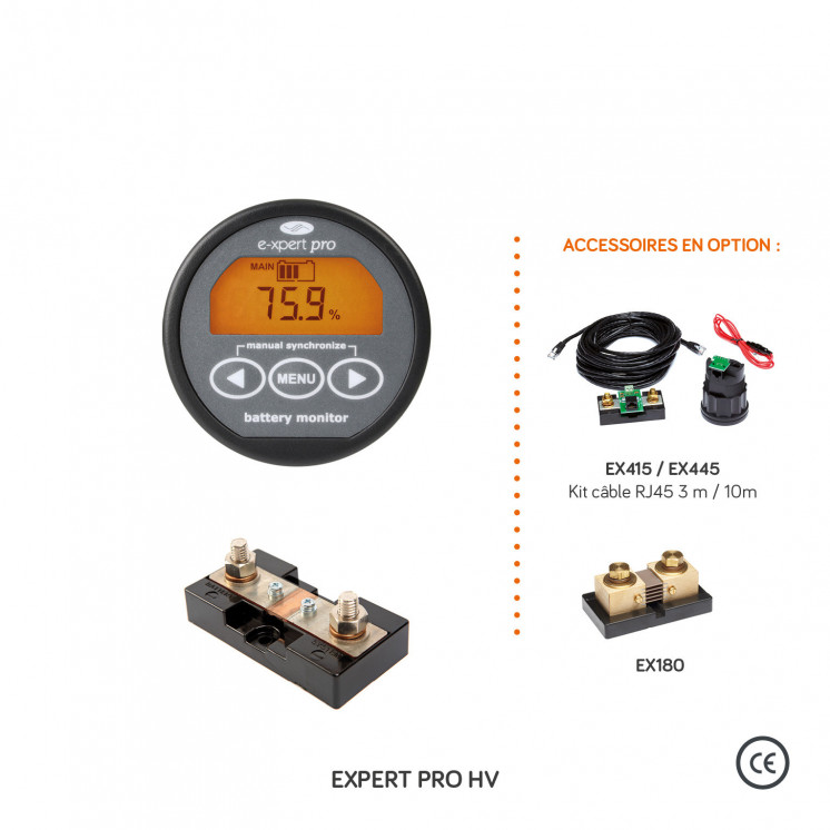 Contrôleur de batterie  LCD gamme Expert