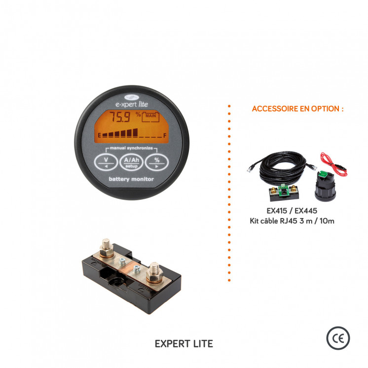 Contrôleur de batterie  LCD gamme Expert