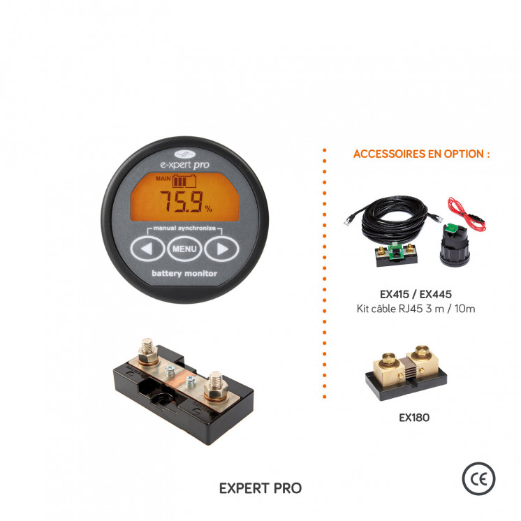 Contrôleur de batterie  LCD gamme Expert